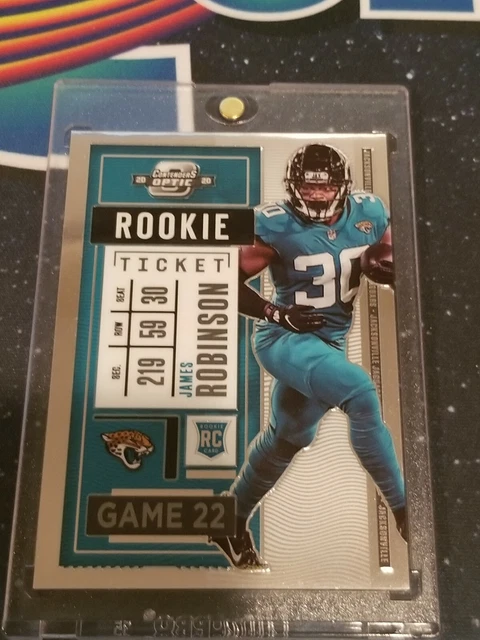 JAMES ROBINSON 2020 Panini Contenders Optic Rookie Ticket RC Base