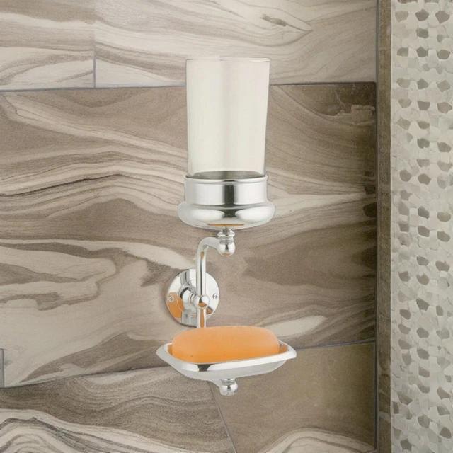 Brass Wall Soap Dish Tumbler Holder 2 In 1 | Renovator's Supply