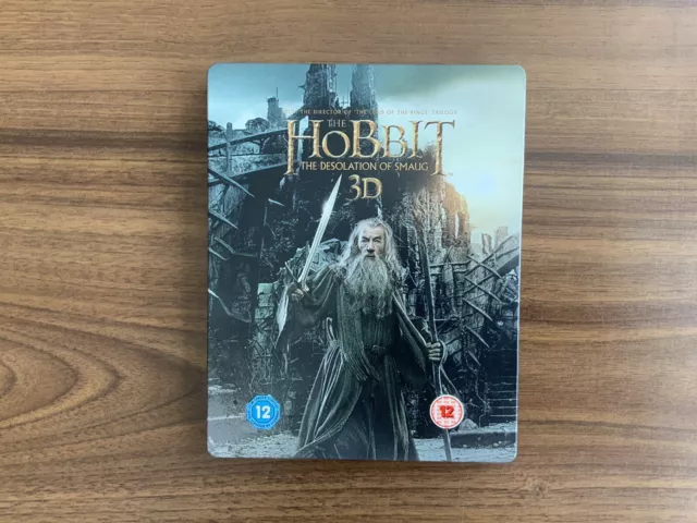 The Hobbit The Desolation of Smaug 3D & 2D Blu-ray Set in Steelbox (2014)