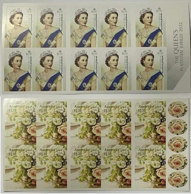 50/100/200 $1.10 / $1.20 Australia Post Postage Stamps Self Adhesive Stamp