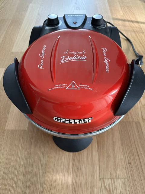 G3 Ferrari Delizia 1200W Pizzamaker - Rot/Schwarz