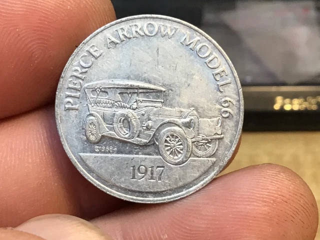 VINTAGE SUNOCO PIERCE Arrow Model 66, 1917 Antique Car Series 1 Coin