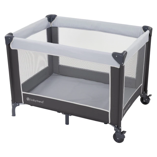 Baby Trend Portable Nursery Center Playard with Travel Bag- Twinkle Midnight