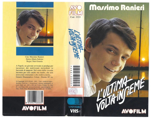 L'ultima Volta Insieme (1991) VHS Massimo Ranieri