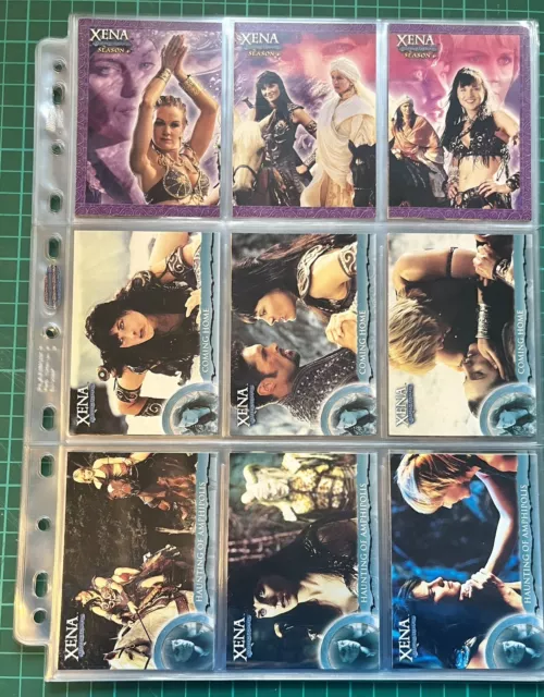 Xena: Warrior Princess Season 6 Trading Cards Complete 72 Card Base Set