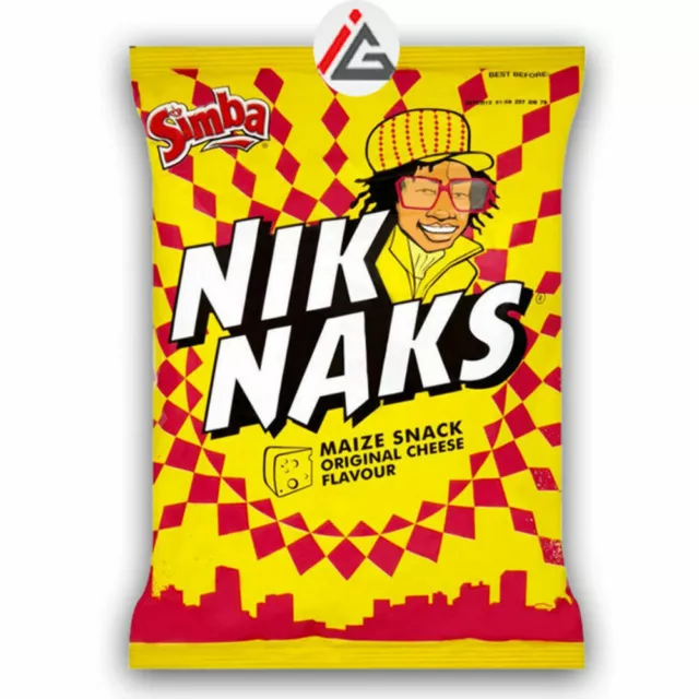 Simba - NikNaks Maize Snacks Original Cheese Flavour - 135 gm