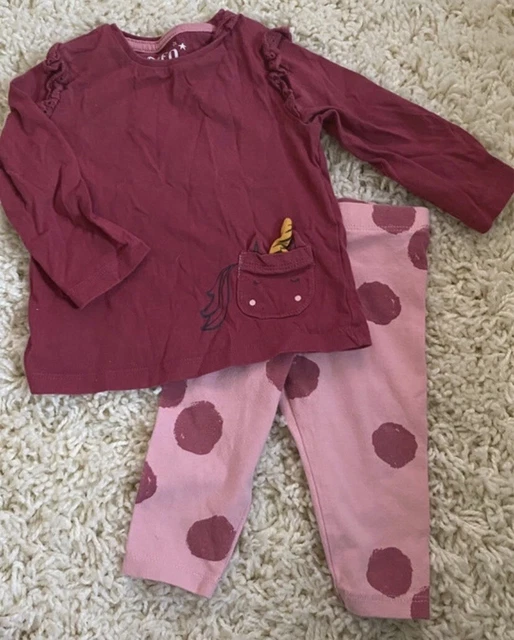 Baby Girls 3-6 Months Clothing Build A Bundle F&F Top & Leggings Outfit Set