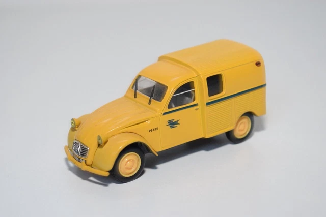 A62 1:43 15 Norev Collection Citroen 2Cv 2 Cv Van La Poste Jaune Etat Neuf