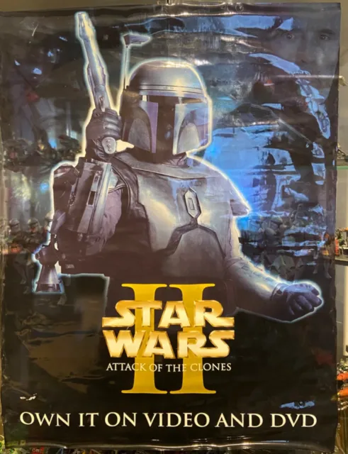 Star Wars Attack of the Clones See through poster