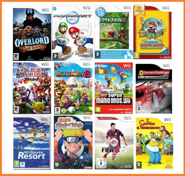 Giochi Nintendo Wii Usati Garantiti Mario Pokemon Fifa Scegli Nel Catalogo