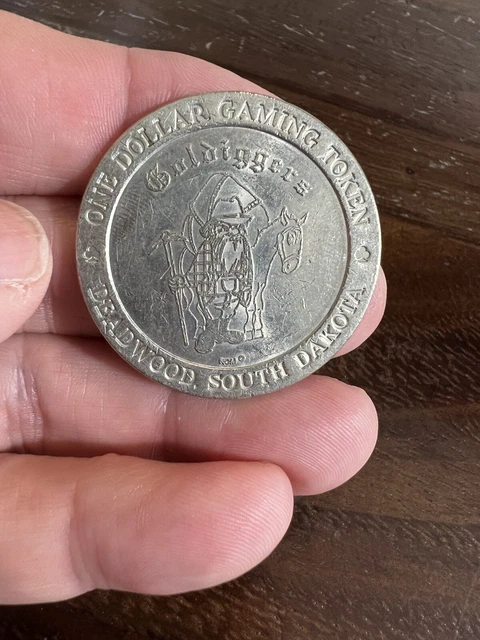 Goldigger's $1 casino token, Deadwood, SD!