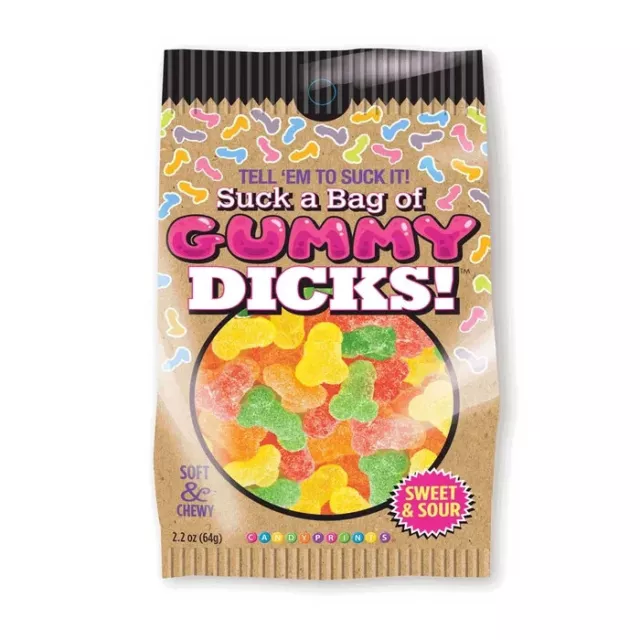 Penis shaped lollies - Suck A Bag Of Gummy Dicks!