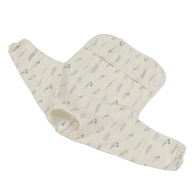 Bavoir à Manches Jolie Boucle De Bavoir Imperméable à Manches Longues Pour Bébé