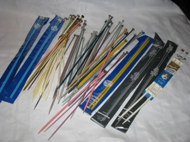 Large Group of Knitting Needles