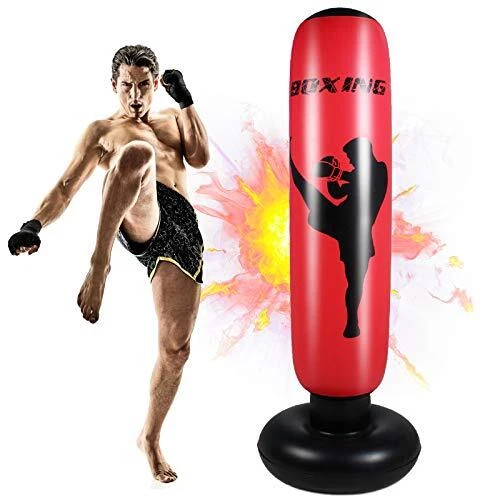 Wallfire Inflatable Punching Bag 67inch Fitness Boxing Target Bag Free Standi...