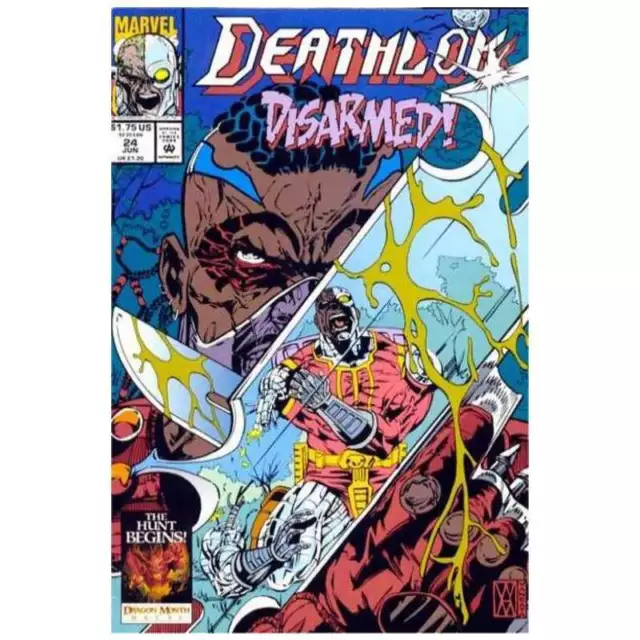 Deathlok (1991 series) #24 in Near Mint condition. Marvel comics [u