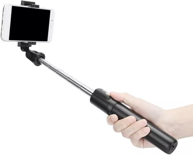 Trépied Perche à Selfie Extensible Avec Télécommande Bluetooth  Pour Smartphone