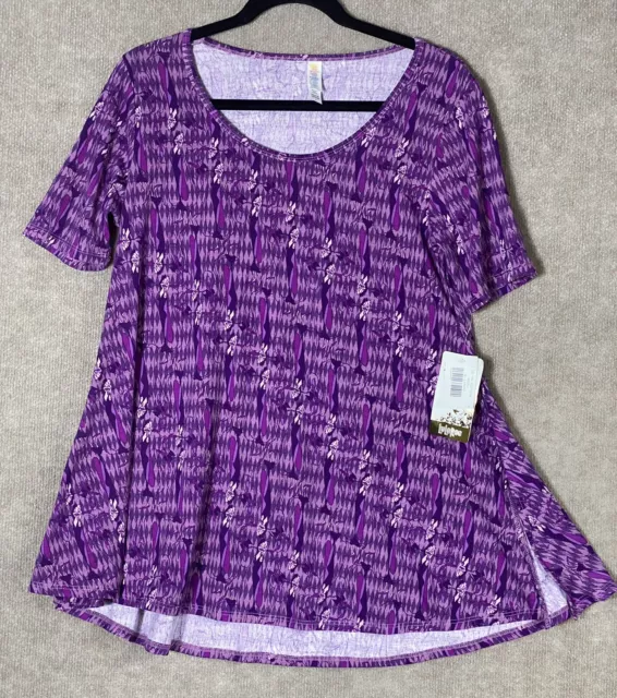 NWT Lularoe Disney Size Small T Shirt Purple Cruella DeVille 101 Dalmatians