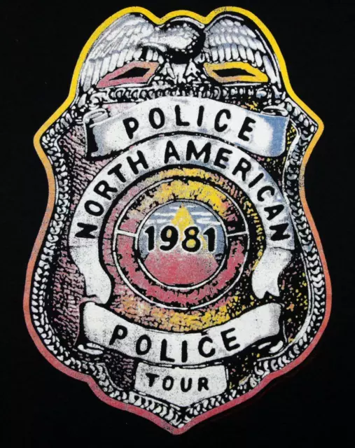 Police North American Tour 1981 Men's T-Shirt 2