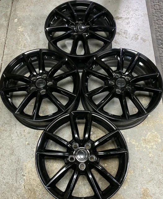 FOUR 19& LAND ROVER RANGE ROVER GLOSS BLACK 13-20 OEM Factory Wheel ...