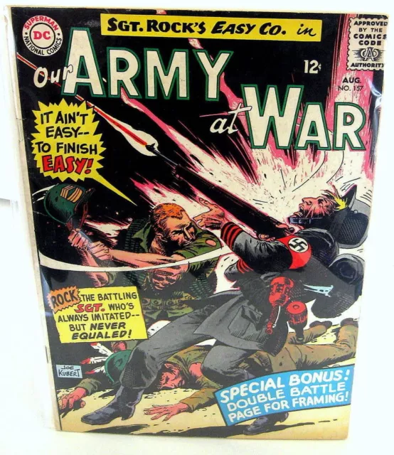 *Our Army at War (DC) LOT #157, 158, 161-167, 178! Sgt. Rock! (8 Books) 30% OFF!