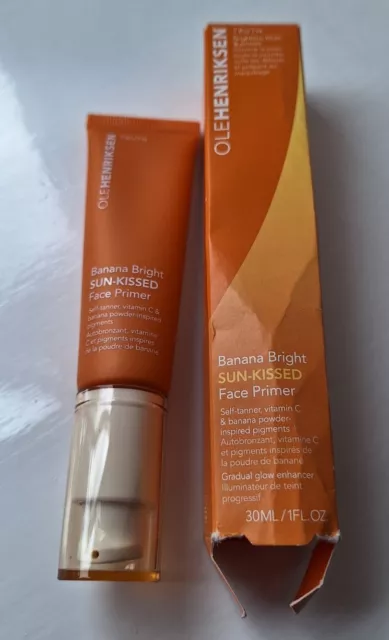 NUOVISSIMO Ole Henriksen Truth banana primer viso baciato dal sole luminoso 30 ml prezzo disponibile £32
