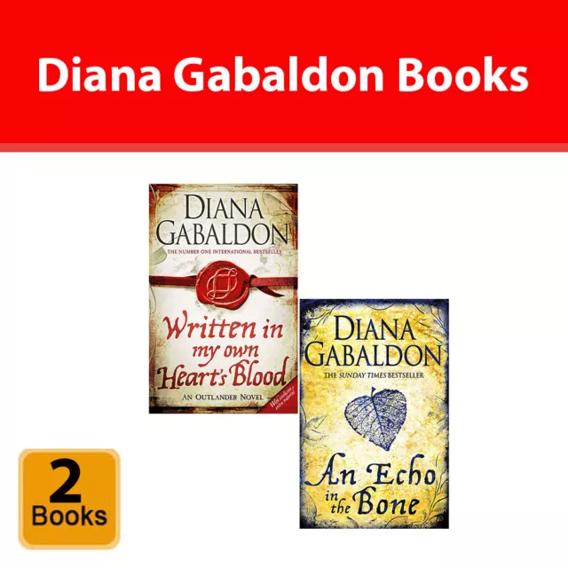 Outlander Series 2 Books Collection Set by Diana Gabaldon Fiction Paperback NEW