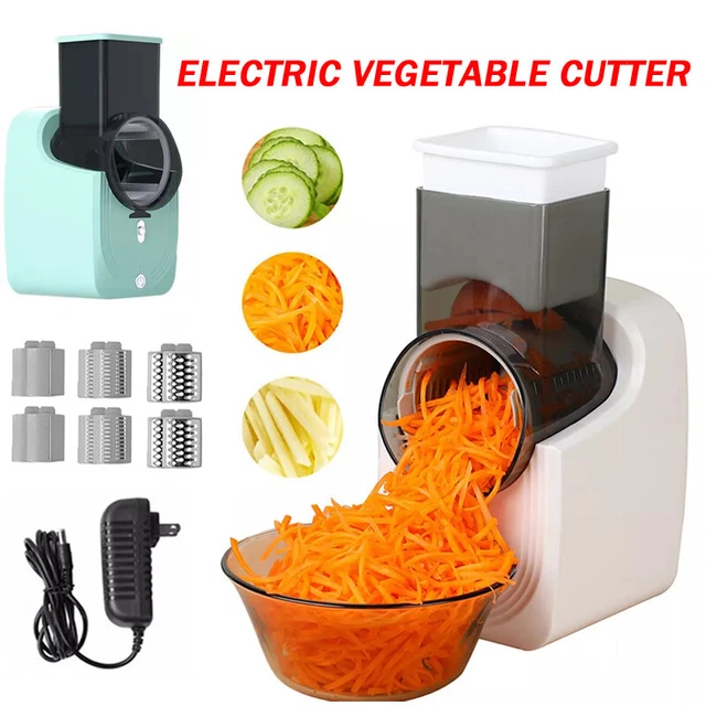 2L Electric Vegetable Fruit Cutter Cheese Chopper Grater Cucumber