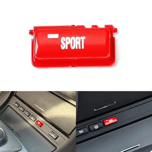 For-Bmw 3-Series E46 M3 1998-2004 Rouge de Rechange Sport Mode Bouton Housse