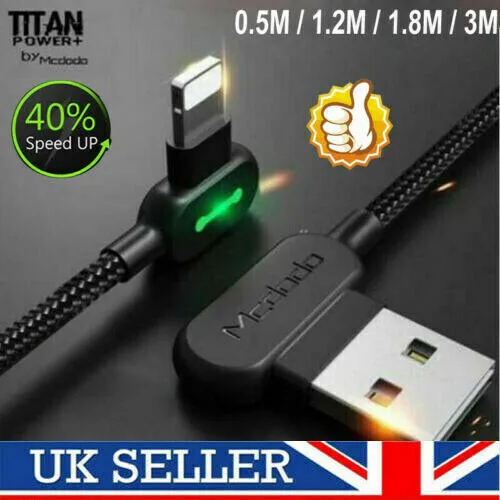 TITAN POWER + Smart Fast Charging Cable LED Sync Data Cable For Type-C iPhone 12