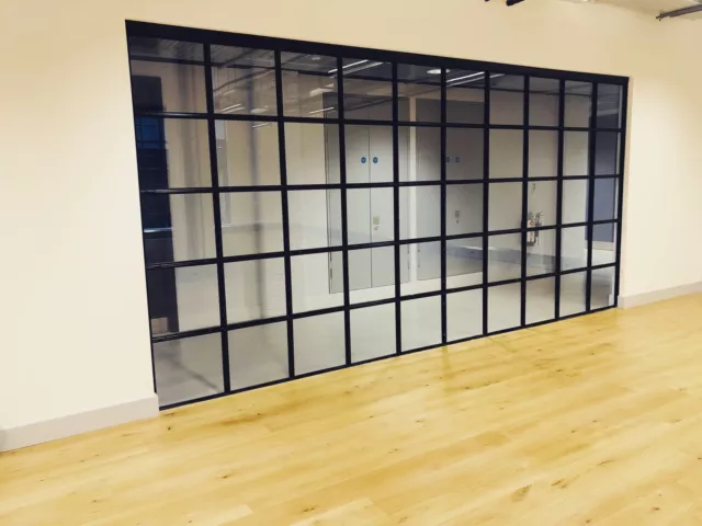 Office Partition Wall -Toughened Glass- Noise Cancelling Acoustic