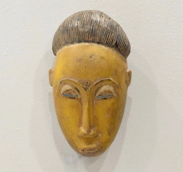 African Mask Baule Tribe Passport Mask Mali