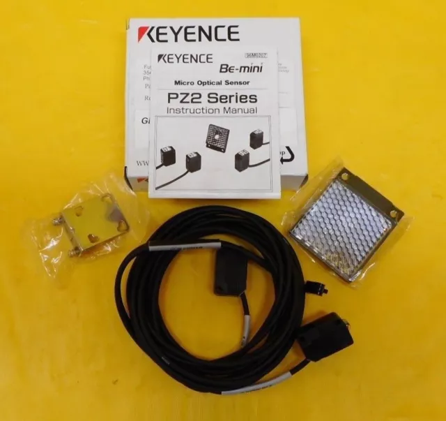 Keyence PZ2-61 Micro Capteur Optique Carré Rétro-Réfléchissant ASM 02-333658D01 Neuf 2