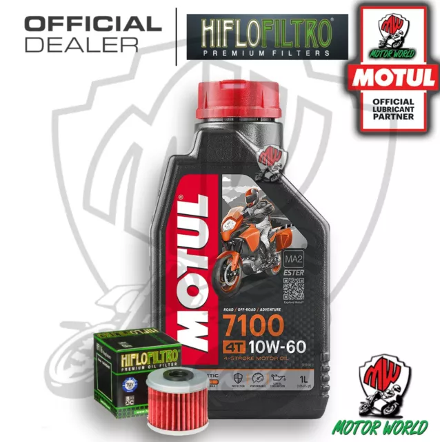 Kit Tagliando 1 Lt Olio Motul 7100 10W60 Filtro Hm 450 Cre-F X 2008 2009