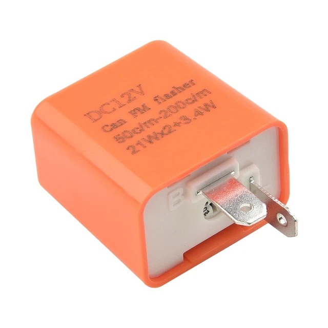 Relè Flash LED 2 Pin 12V VGOL - Relè Lampeggiante Per Auto E Moto, Sostituzione Indicatori Direzione - Foto 10