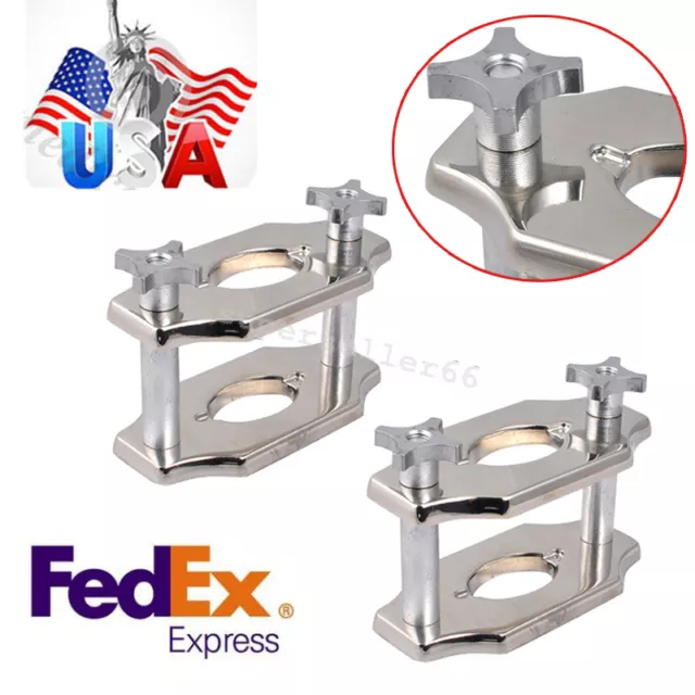 2pcs dental industry Reline Jig Single Compress Press plating Equipment USA SHIP