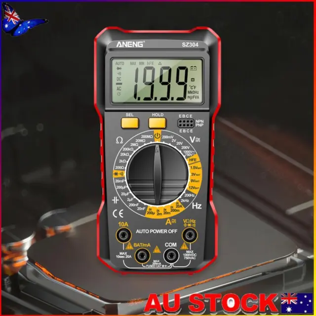 AC/DC Voltage Tester Large Screen Voltage Detector Auto-Ranging Electrical Tools