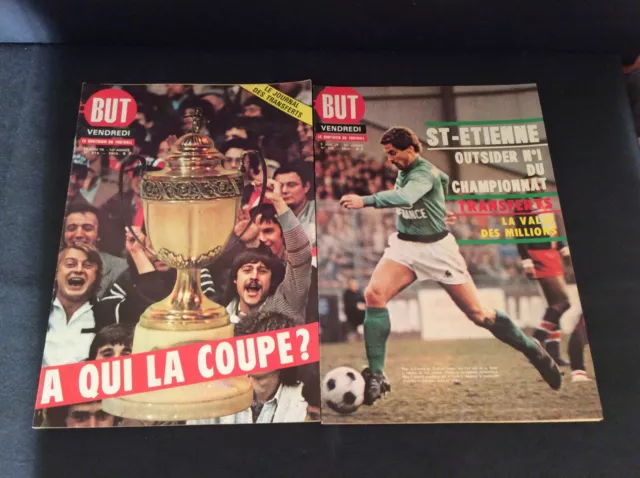 lot 2 BUT magazine juin 1979 le journal des transferts numéro 916 , 928