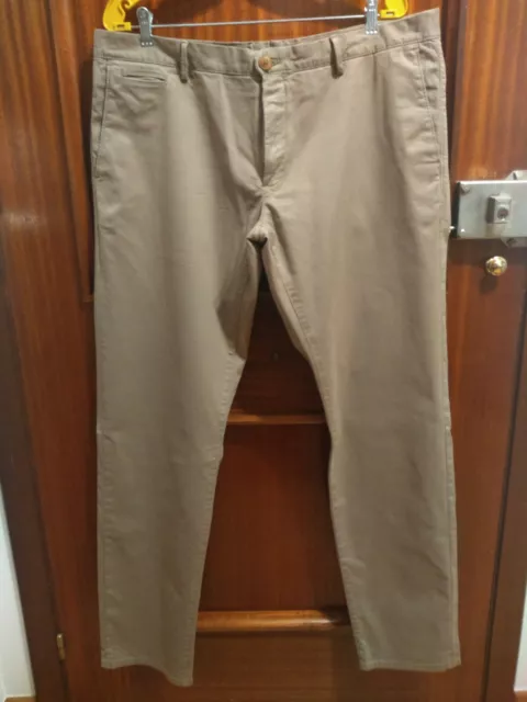 Pantalón chino para caballero de Mango, beige, talla 48