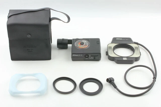 [MINT] Nikon SB-21 Flash AS-12 SW-8 w/52mm 62mm Ring for F3 F3HP F3H From JAPAN