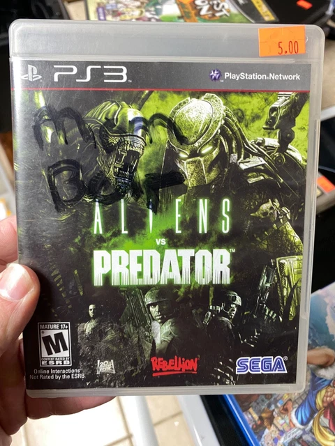 Aliens vs. Predator (PS3 Sony PlayStation 3, 2010) Complete with Manual