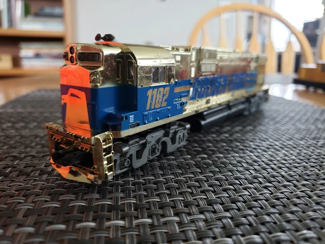 Locomotive Tyco HO F9 Diesel Rio Grande - Vintage USA - Boîte TBE