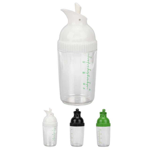 Agitador aderezo para ensaladas 200 ml libre de BPA prevención de fugas ensaladas aderezo frasco con tapa