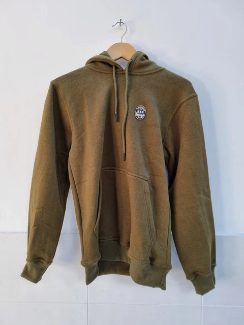 Jungle Warfare olivgrüner Kapuzenpullover Trainingsanzug Top Karpfen Angelbekleidung.