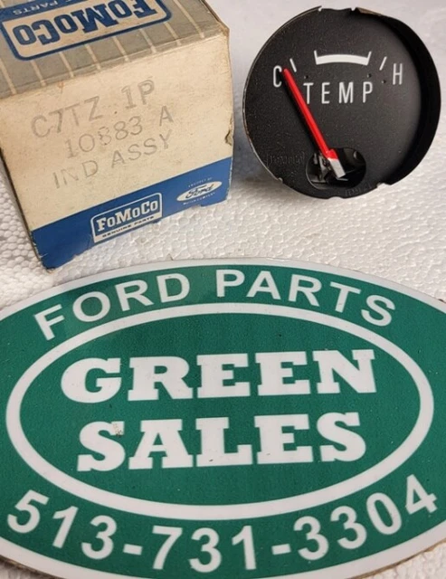 1964 - 1966 Chevrolet Pickup NOS Temperature Gauge GM # 6402615 - Oldsmobile Obsolete
