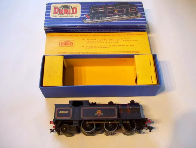 Hornby Dublo 3 Rail EDL17 3217 BR Black Livery 0-6-2 Loco No69567 BOXED OO GAUGE