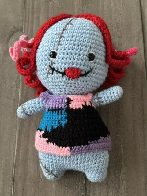 Handmade 14” Tall Sally Nightmare Before Christmas Crochet Doll Amigurumi