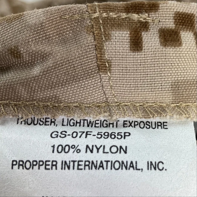USMC Lightweight Exposure Pants Desert MARPAT Gore-Tex Trousers MEDIUM REGULAR 9
