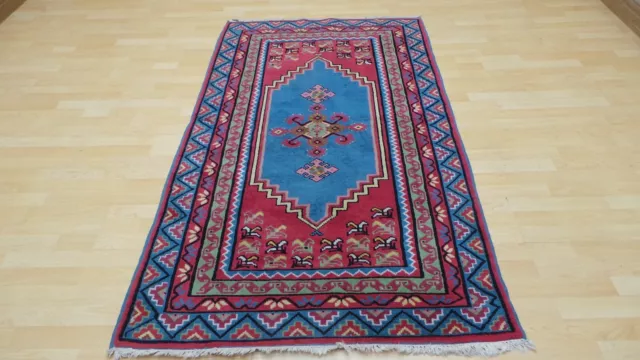 Persain Design  RUG CARPET WOOL ORIENTAL Vintage  Hand Made 6ft 5" x 3ft 8"