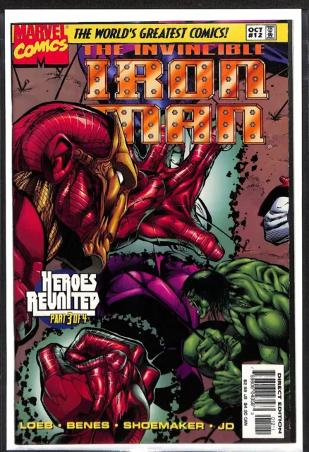 The Invincible Iron Man #12 Oct 1997  Marvel Heroes Reunited